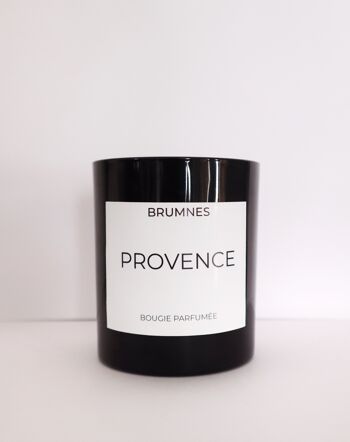 Bougie Parfumée Provence - Lavande & Jasmin Fleuri - Mélange de Cire de Soja - 60 heures 1