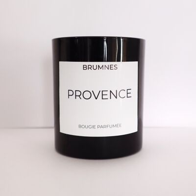 Bougie Parfumée Provence - Lavande & Jasmin Fleuri - Mélange de Cire de Soja - 60 heures