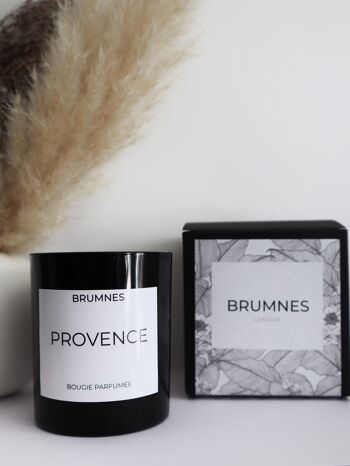 Bougie Parfumée Provence - Lavande & Jasmin Fleuri - Mélange de Cire de Soja - 60 heures 2
