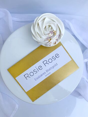 Feuille d'or rose Rosie 9