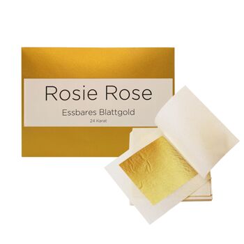 Feuille d'or rose Rosie 1