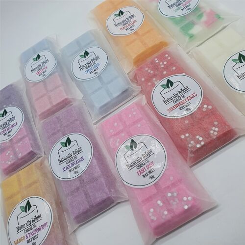 Highly Scented Wax Melt Snap Bars 50g Fresh Linen