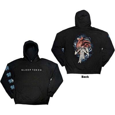 Sudadera con capucha Sleep Token: el corazón que te encanta