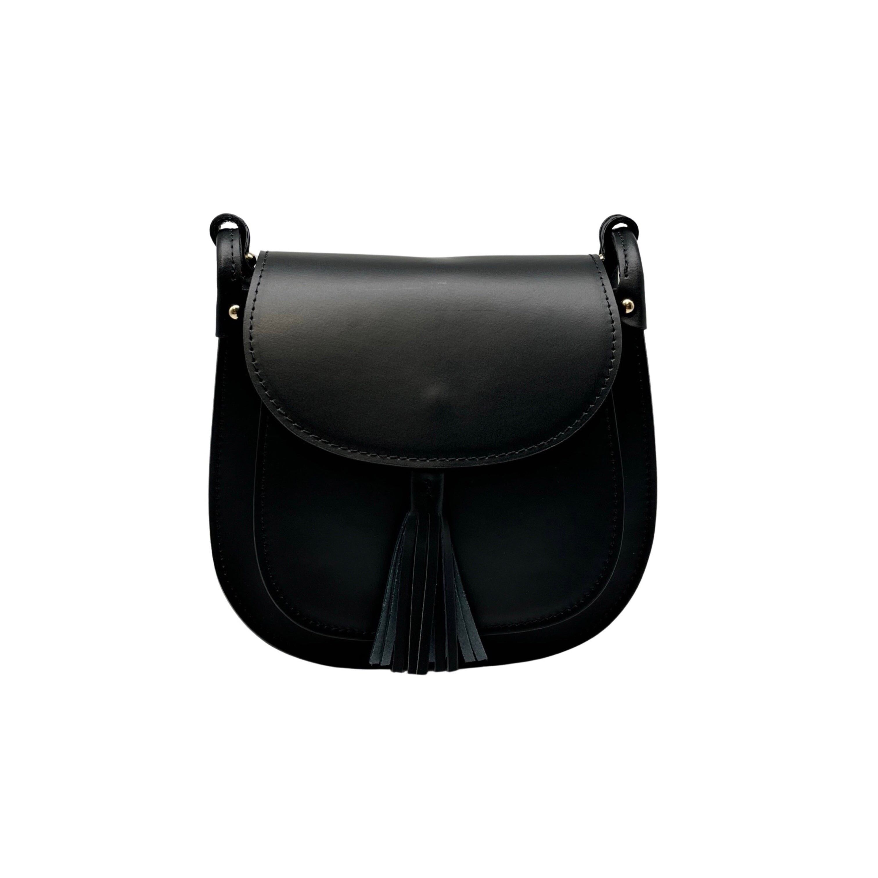 BORSA A TRACOLLA MACARENA IN PELLE LISCIA