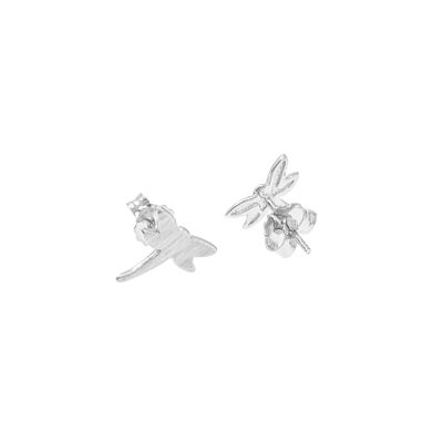 Dragonfly ear silver