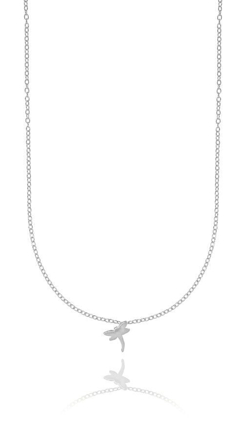 Dragonfly neck 40-45 silver