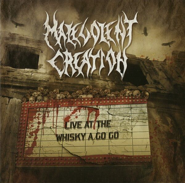 Malevolent Creation LP - Live At Whiskey A Go Go (Clear Vinyl)