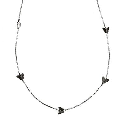 Collier chaîne papillon 90-95 noir