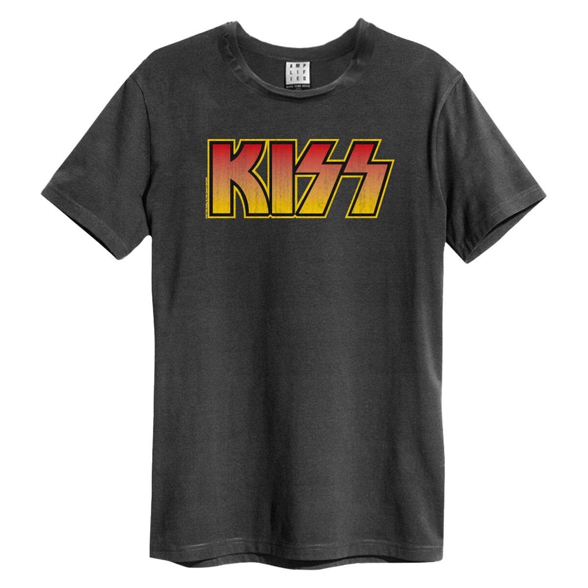 Kiss T-Shirt - Klassisches Logo Distressed Amplified Vintage
