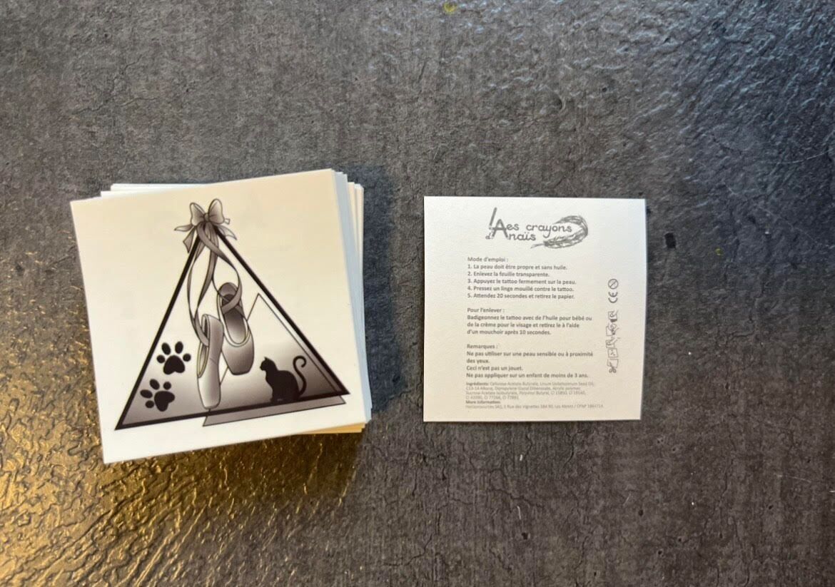 Temporäre Tattoo-Kreation: Tanz