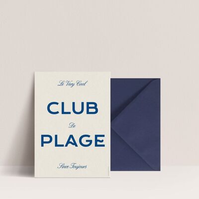 Carte - Club de plage