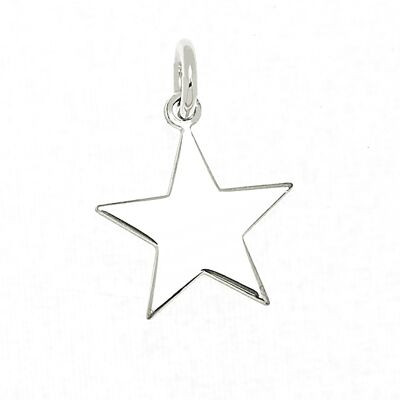 Letters star silver