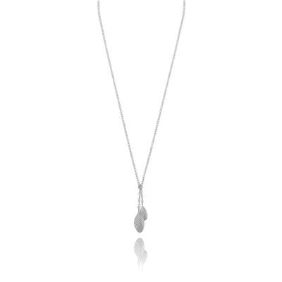 Collier pendentif airelle 42-47 argent