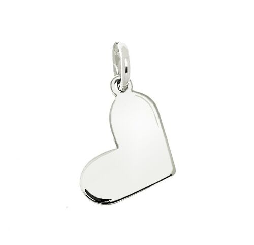 Letters heart silver