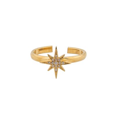 Ein Stern Ring Gold