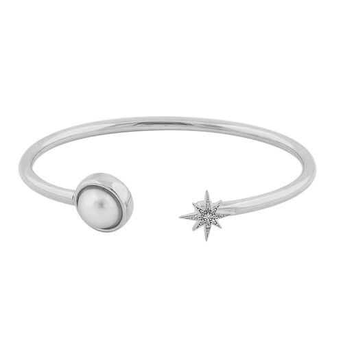 One bangle brace silver