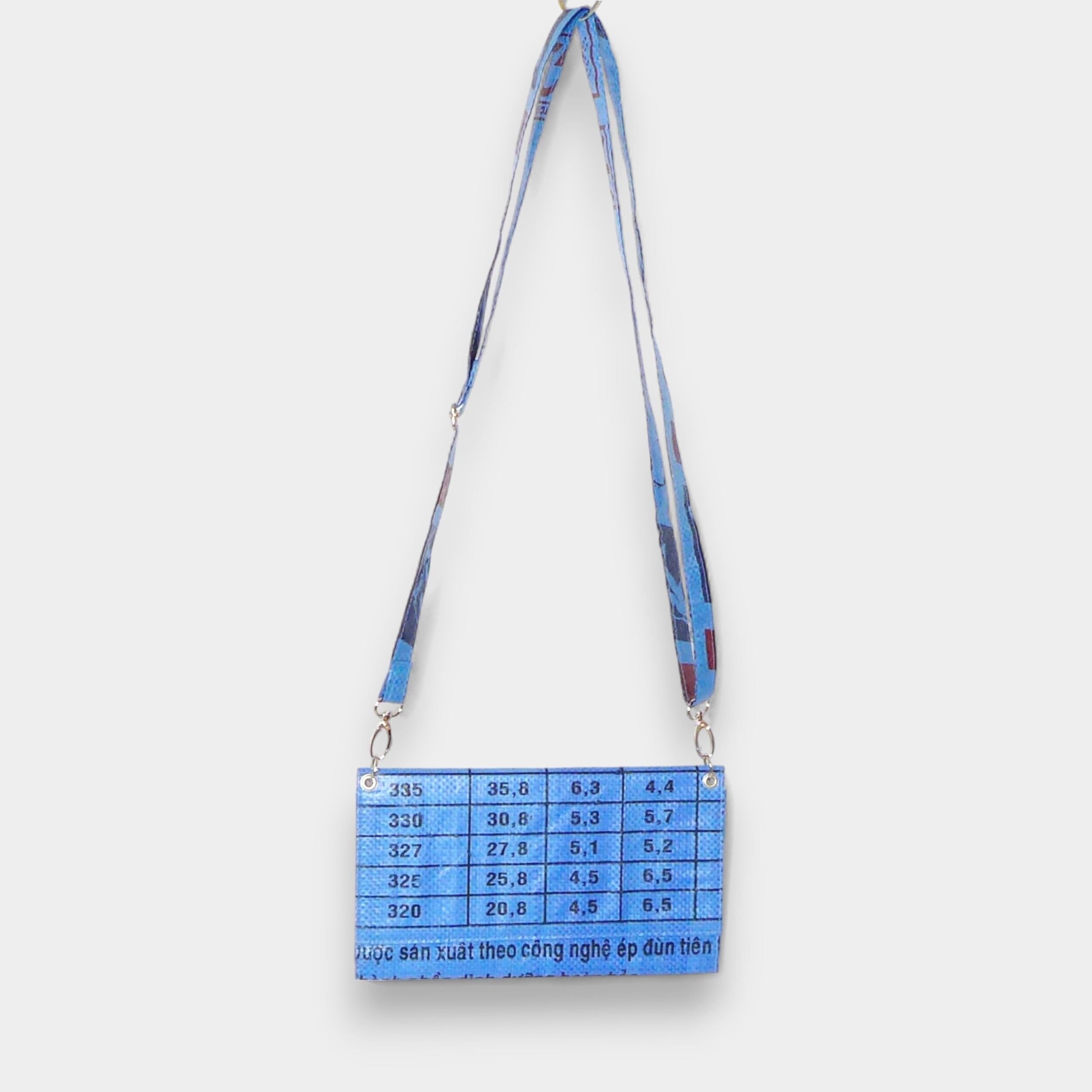 FRIZIONE SEMPLICE | Borsa a tracolla piccola sostenibile in blu