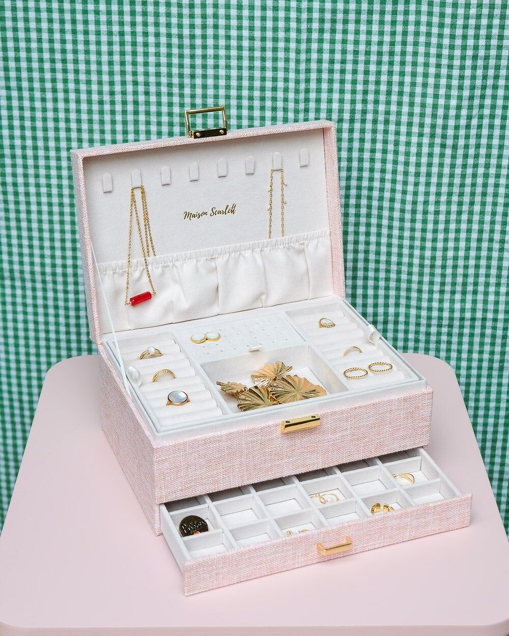 Denise Linen Jewelry Box