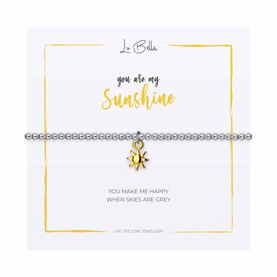 You Are My Sunshine Sentiments Friendship Bracelet