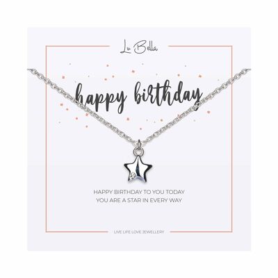 Collier Sentiments Joyeux Anniversaire