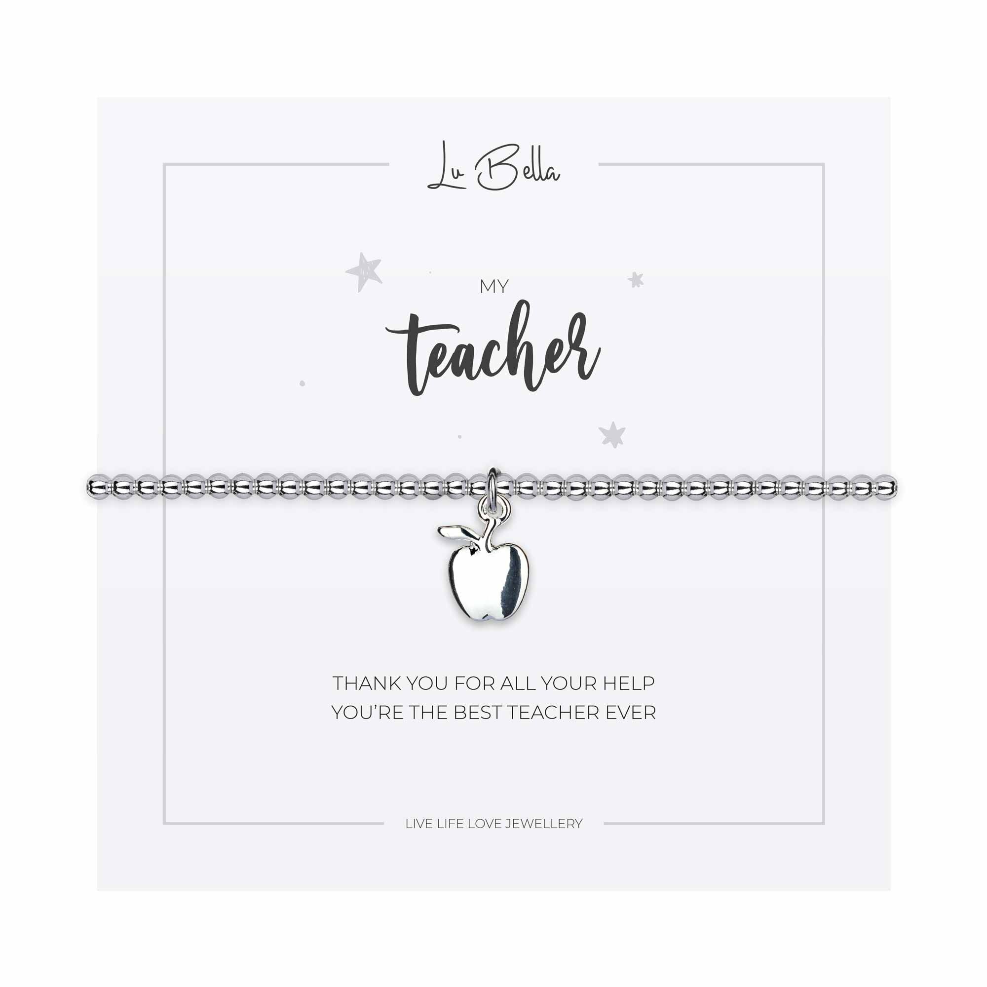 My Teacher Sentiments Friendship Bracelet