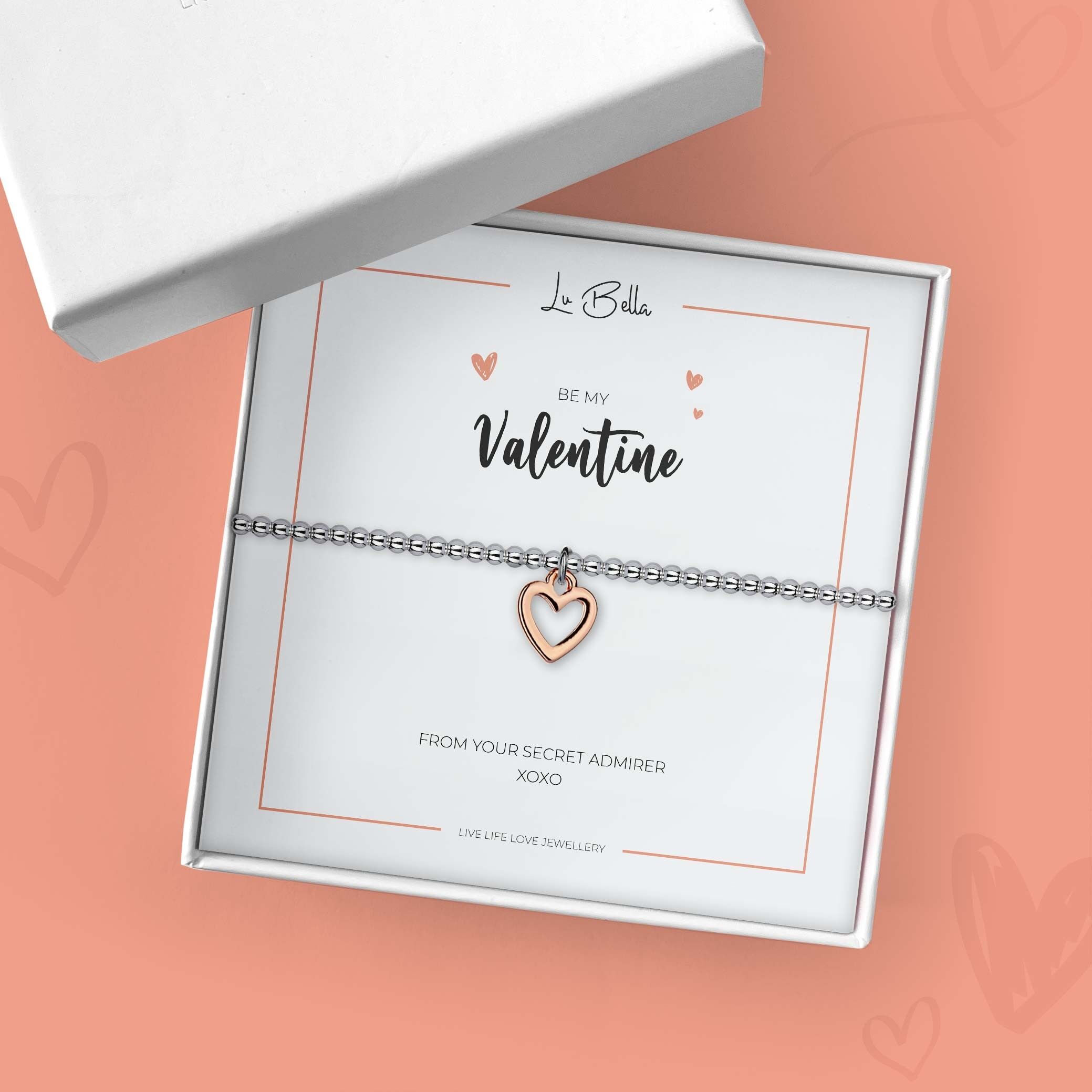 Braccialetto dell'amicizia "Be My Valentine Sentiments"