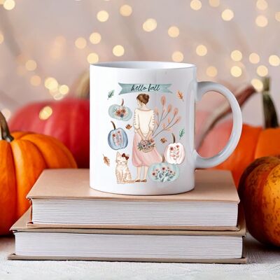 Taza de cerámica de otoño "Sueños de otoño"