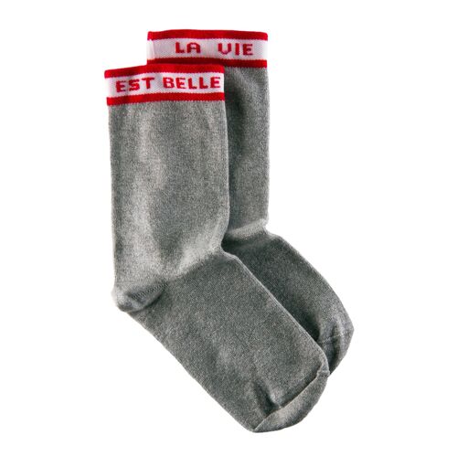 Chaussettes femme coton bio lurex - Josette la Belle