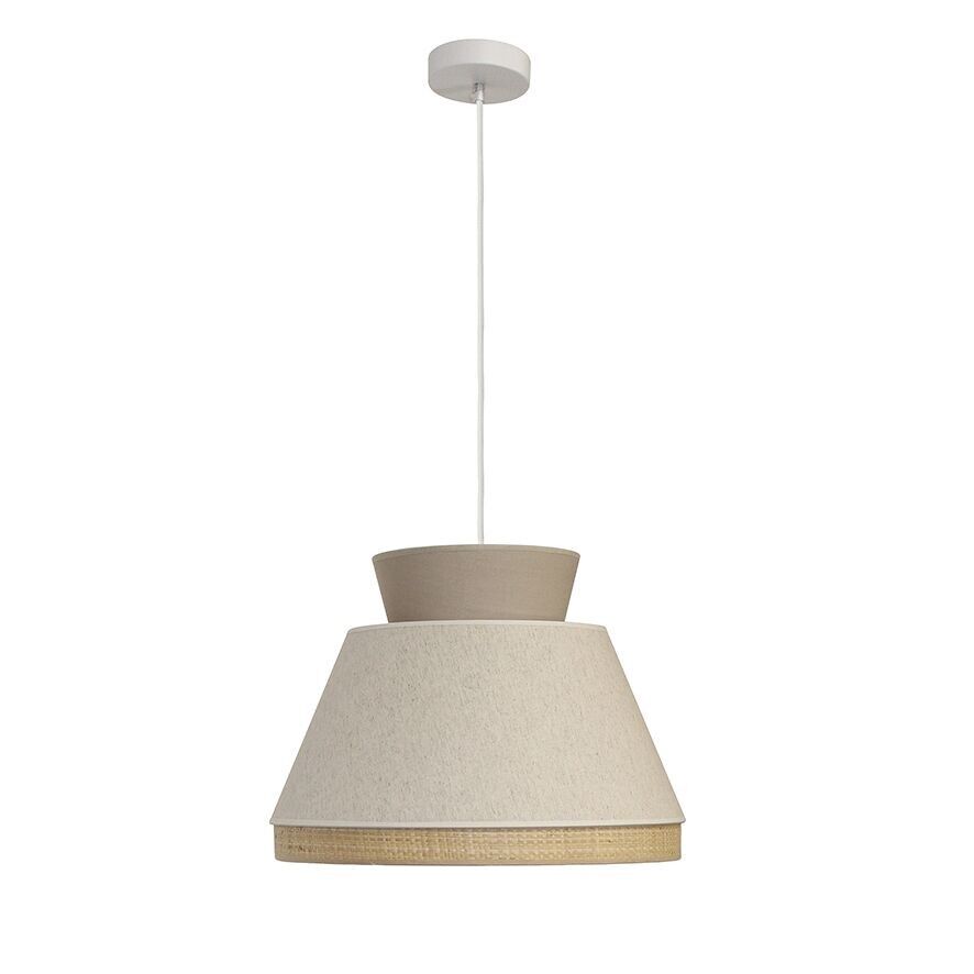 TIBESTI cotton and raffia suspension D40cm