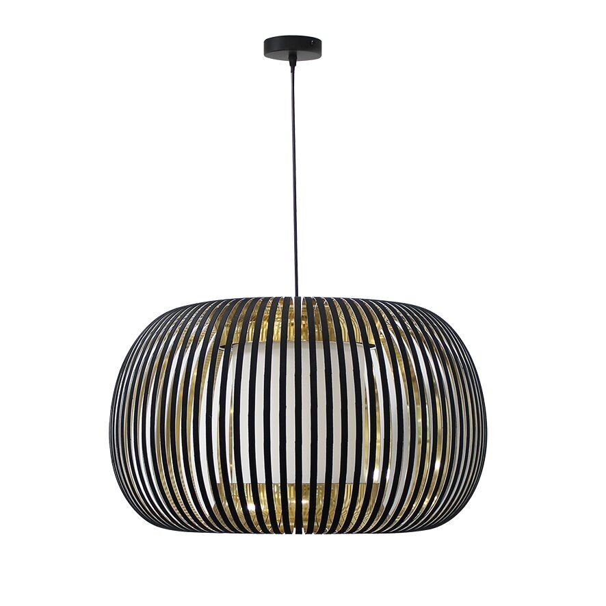 ESTENO VELOURS 60CM BLACK/GOLD suspension