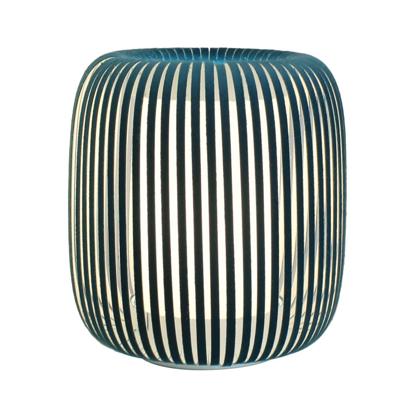 Lampe GRACE 24CM VELOURS AZUL H28cm