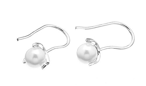 Pearl long ear Silver