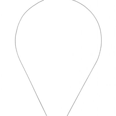 Oso cuello largo plata 70 cm