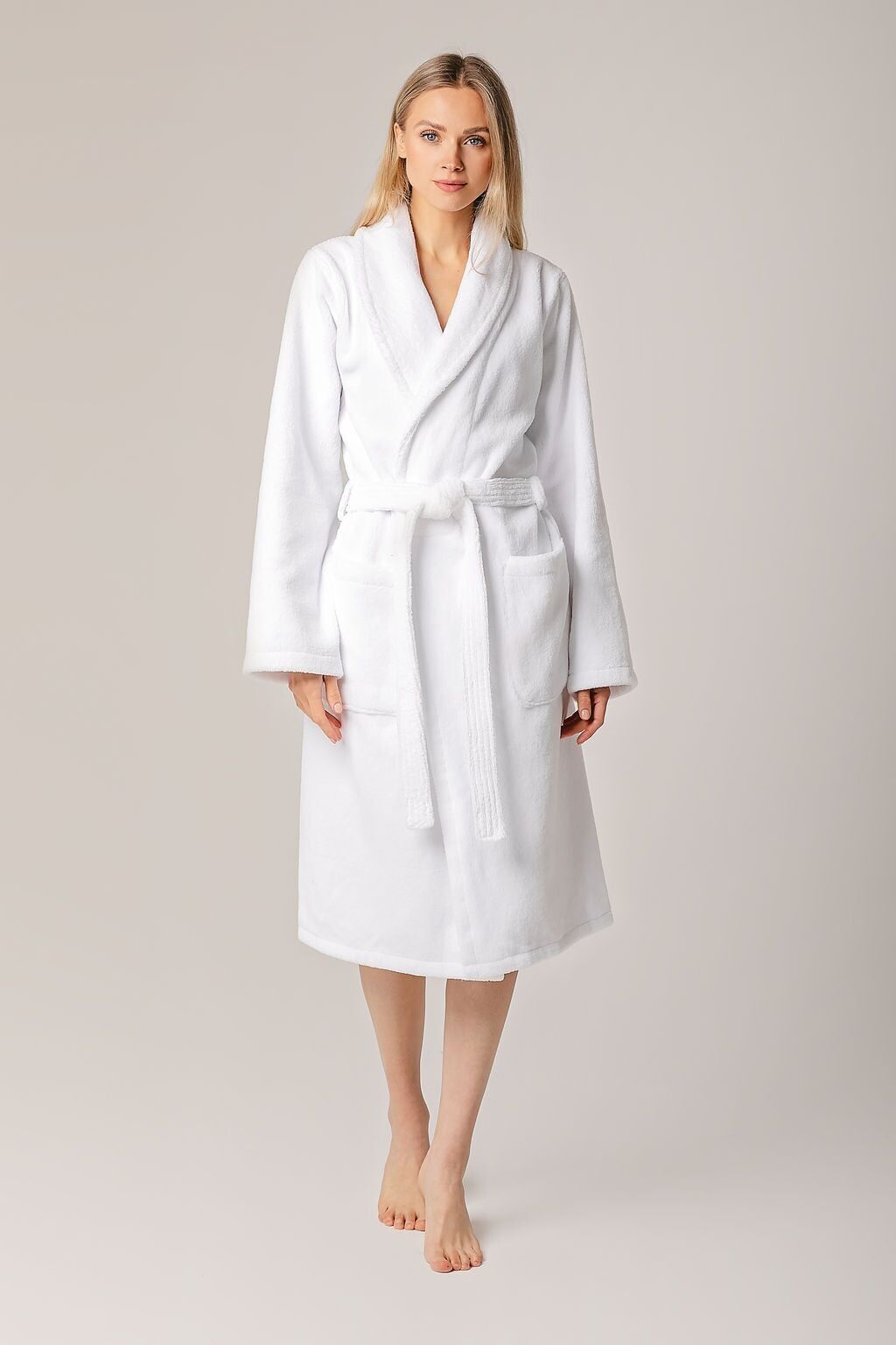 Teddy Bathrobe - White