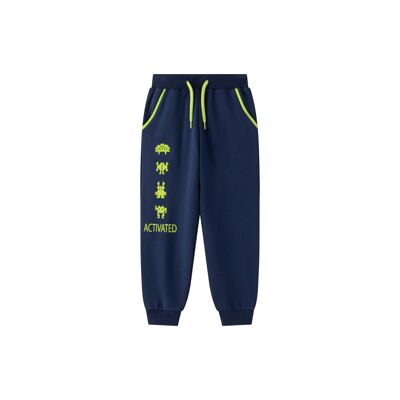 Pantalon long en maille brossée pour garçon