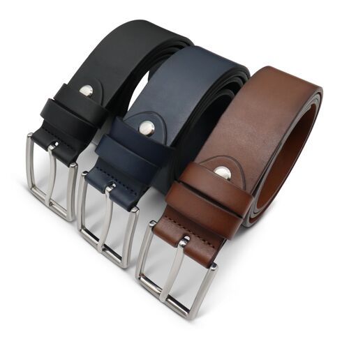 Riem casual - Riem Heren - Riem Dames - Leren riem - Brede riem - Leer