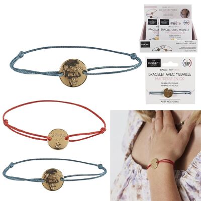Bracciale Con Medaglia “Golden Mistress”.