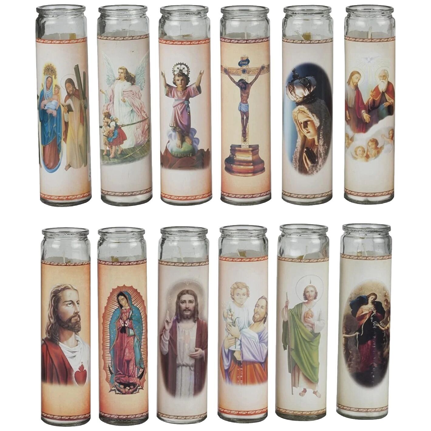 Candela religiosa 5,6 x 20 cm