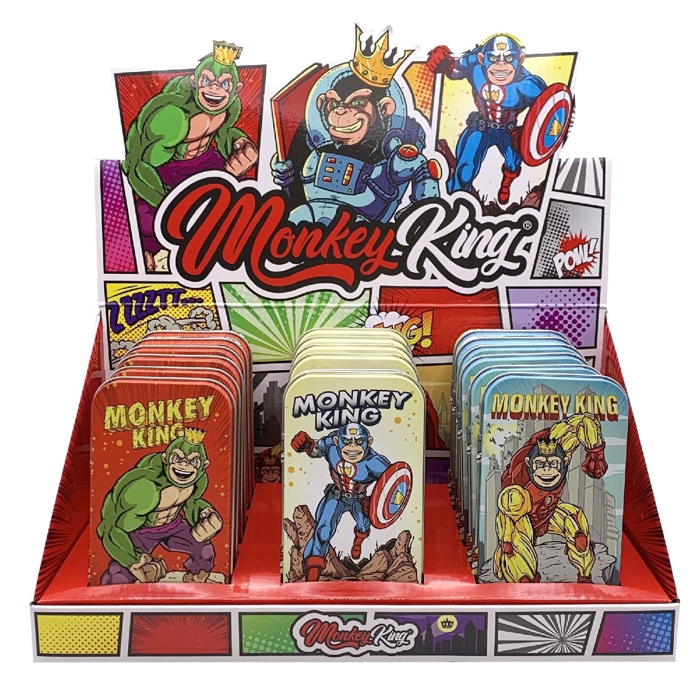 Portasigarette in metallo Monkey King