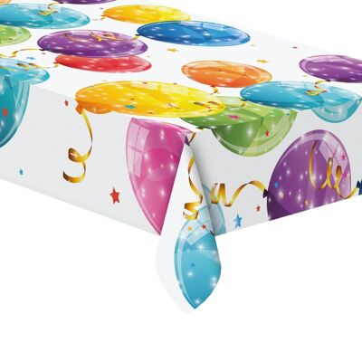 Mantel Plástico Globos Chispeantes 120x180Cm