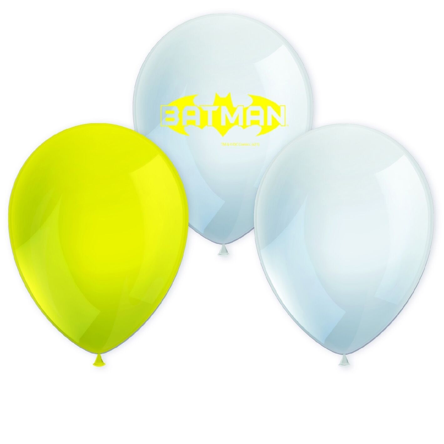 Batman Printed Latex Balloons x8