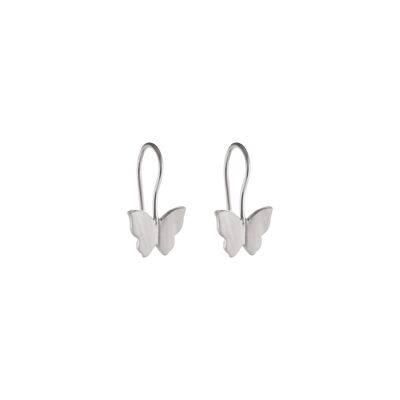 Oreille courte papillon argent