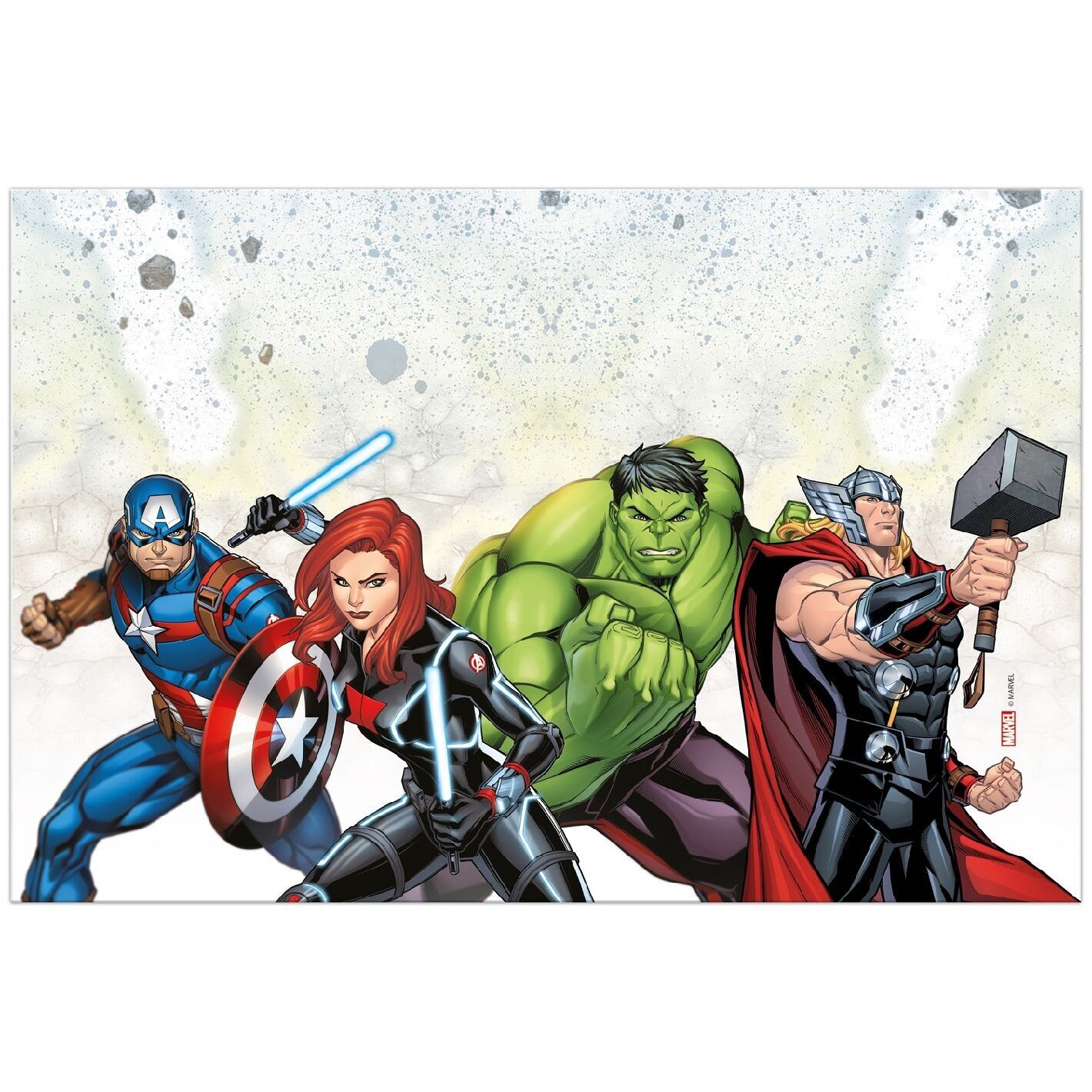 Avengers Infinity Stones Papiertischdecke 120x180cm
