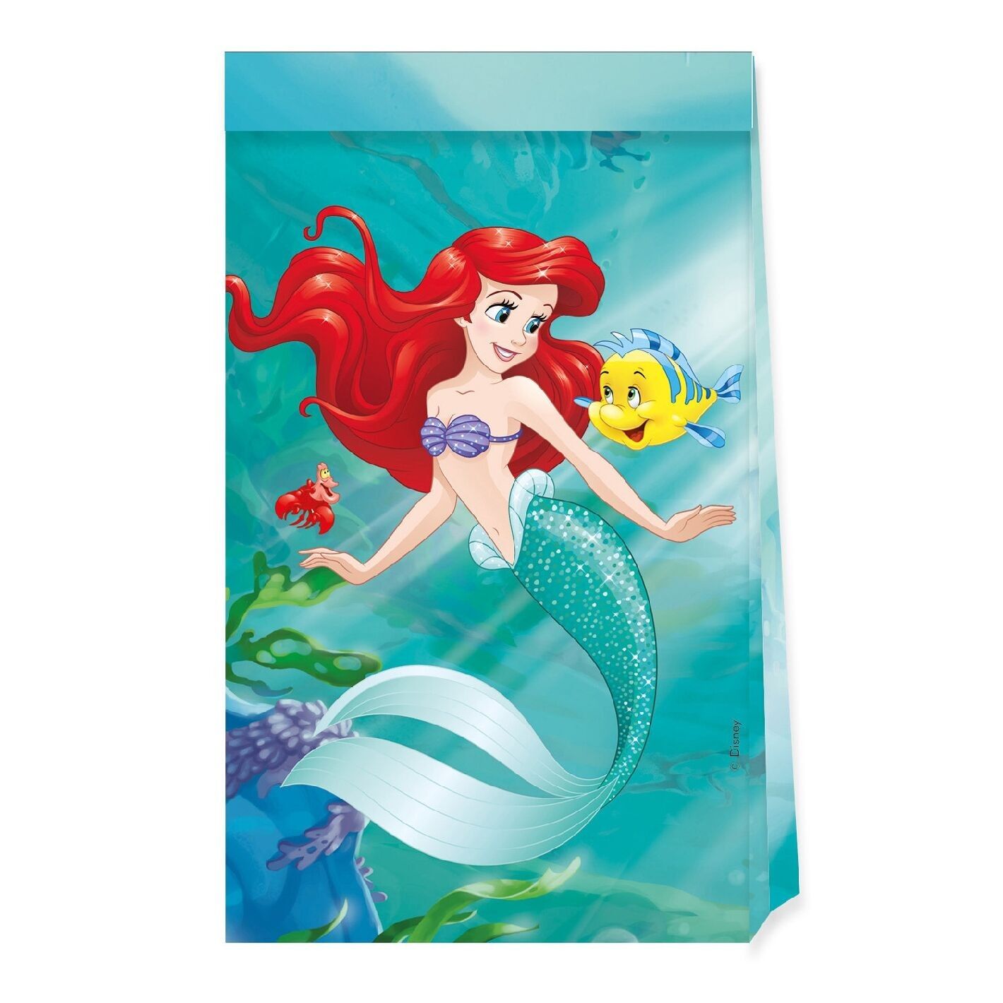 Ariel Disney Paper Party Bags x4