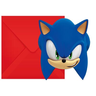 Inviti e buste Sonic Speed x6
