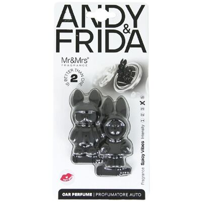 Andy & Frida Deodorante per auto Nero Vibrazioni speziate