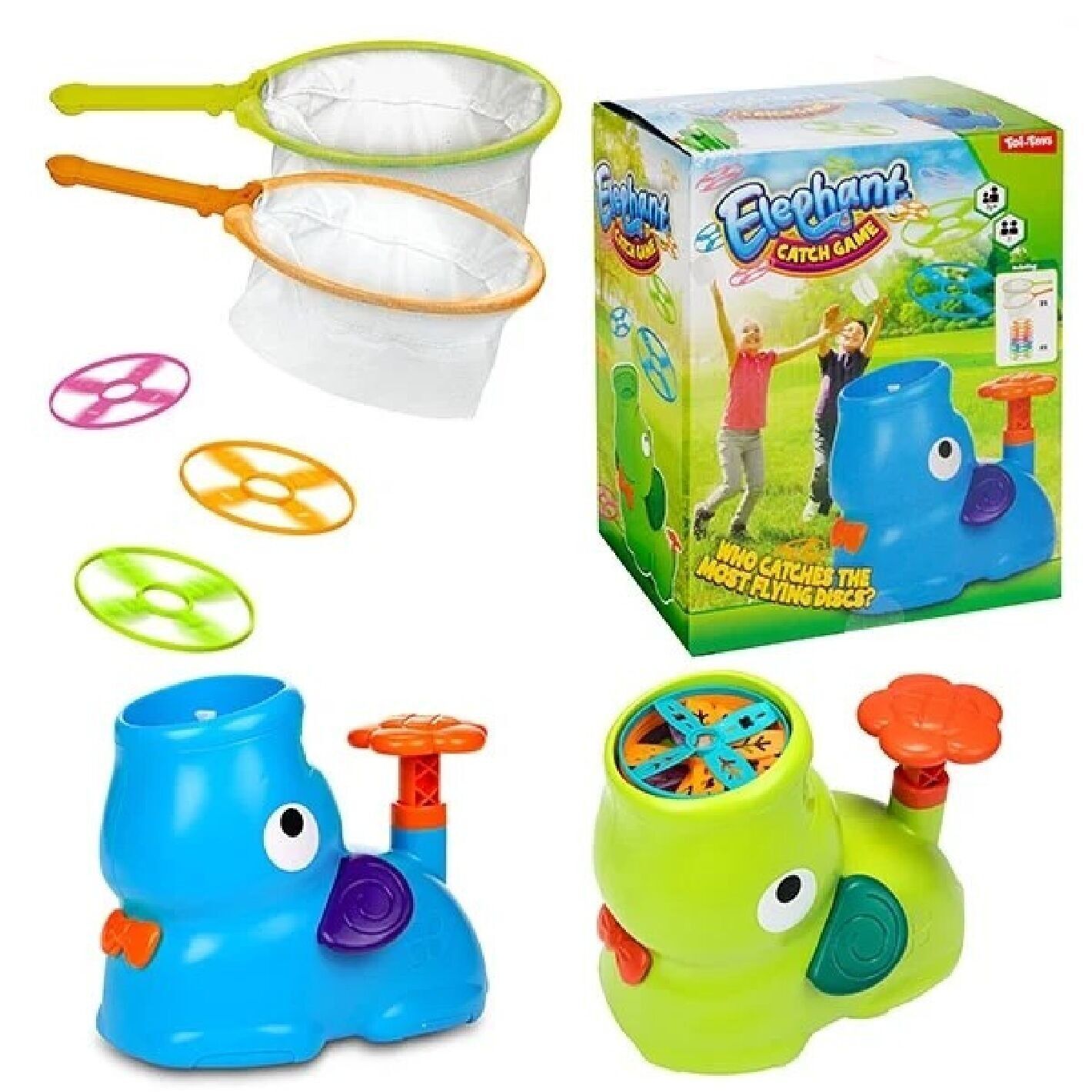Elefanten-Fangscheiben-Spiel