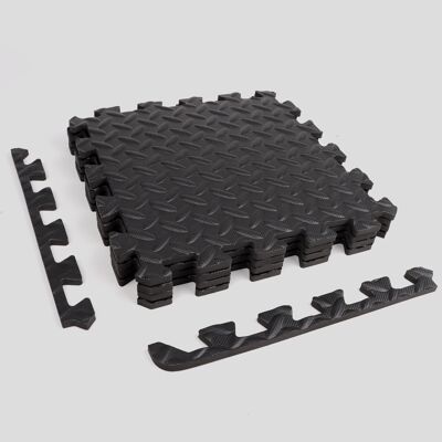 Piastrelle per pavimenti palestra - Nero