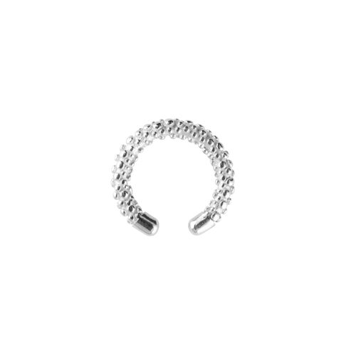 Victory bubble cuff ear silver