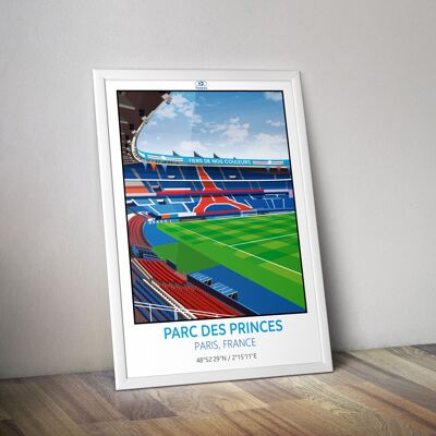Affiche Parc de Prince Paris I Affiche Paris Saint Germain